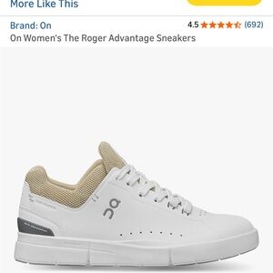 NWOT: White Athletic Sneakers By ON for Women - Casual Comfort